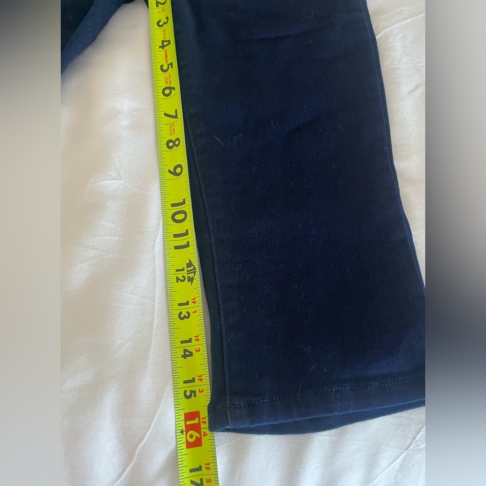 1822 Denim Deep Blue Capri Length Cropped Jeans - Picture 6 of 6